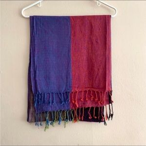 Indian Paisley printed multi print scarf stole